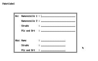 Label Expert atari screenshot